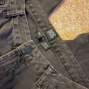 BDG High Waisted Black Denim Mom Jeans